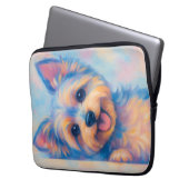 Yorkie Laptop Sleeve (Vorderseite Links)