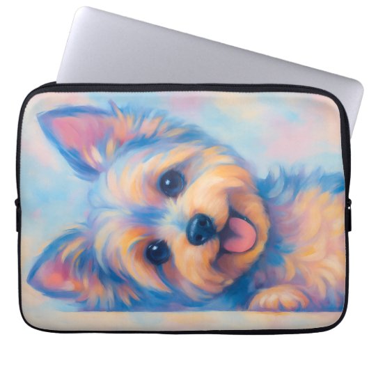Yorkie Laptop Sleeve (Vorderseite)