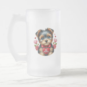 Yorkie Liebe Beer Tasse Adorable Valentinstag Gesc