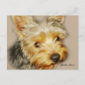 Yorkie Liebe Postcard Postkarte (Vorderseite)
