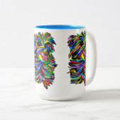 Yorkie Liebe Tasse (VorderseiteRechts)