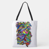 Yorkie Liebe Tote Bag Tasche (Rückseite)