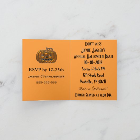 Yorkie Likör laden ein Einladung (Innenseite)