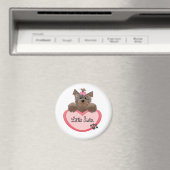 Yorkie Little Sister Magnet (In Situ (Geschirrspüler))