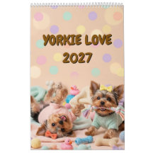 Yorkie Love 2027 Kalender