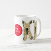Yorkie Lover Geschenk Kaffeetasse (VorderseiteRechts)