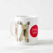 Yorkie Lover Geschenk Kaffeetasse (Vorderseite Links)