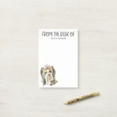 Yorkie Lover Post-it Klebezettel (Auf Schreibtisch)
