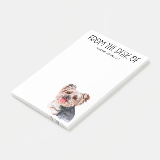 Yorkie Lover Post-it Notes Klebezettel (angewinkelt)