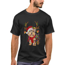 Yorkie Lovers Merry Christmas Yorkie Reindeer
