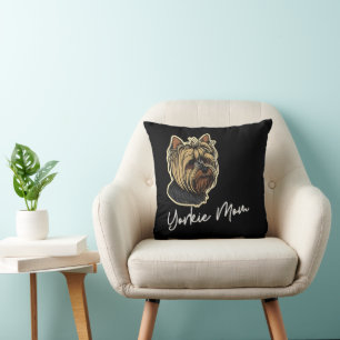 Yorkie Mama 16x16 Kissen