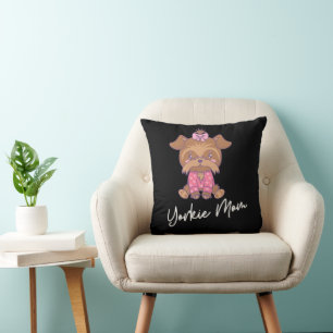 Yorkie Mama 2 16x16 Kissen