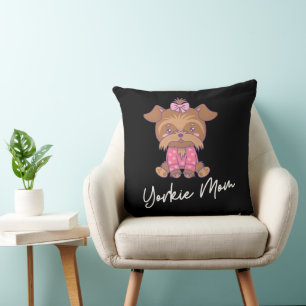 Yorkie Mama 2 20x20 Kopfkissen Kissen