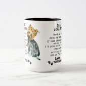 Yorkie Mama Best Quote Zweifarbige Tasse (Mittel)