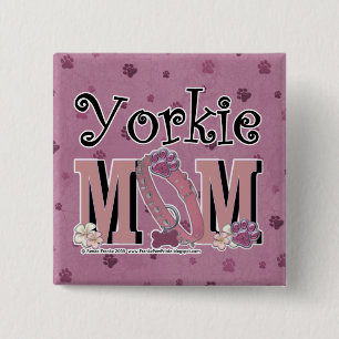 Yorkie MAMA Button