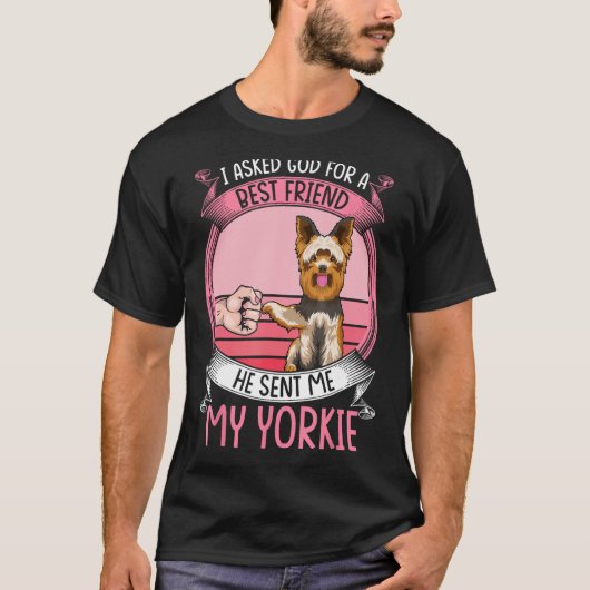 Yorkie Mama Dog Apparel Yorkshire Terrier Eigentüm T-Shirt (Vorderseite)