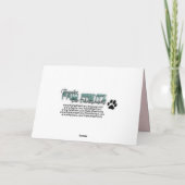 Yorkie MAMA Karte (Rückseite)