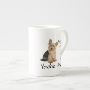 Yorkie Mama-Knochen-China-Tasse Porzellantasse