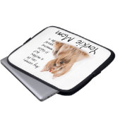Yorkie Mama-Laptop-Hülse Laptopschutzhülle (Vorne Knopf)
