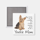 Yorkie Mama Magnet (Vorderseite/Rückseite)