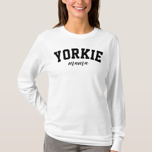 Yorkie Mama Niedlich Yorkshire Terrier Dog Uni T-Shirt (Vorderseite)