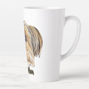 Yorkie Mama Niedlich Yorkshire Terrier Yorkie Gesi Milchtasse