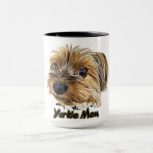 Yorkie Mama Niedlich Yorkshire Terrier Yorkie Gesi