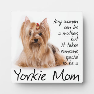 Yorkie Mama Plaque Fotoplatte