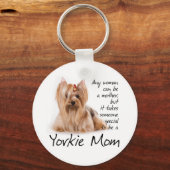 Yorkie Mama Schlüsselanhänger (Vorderseite)