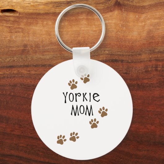 Yorkie Mama Schlüsselanhänger (Vorderseite)