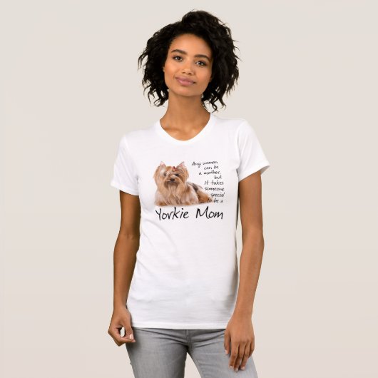 Yorkie Mama-Shirt T-Shirt (Vorne ganz)
