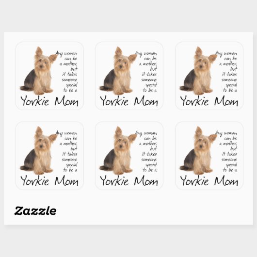 Yorkie Mama Stickers (Blatt)