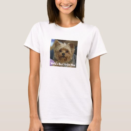 Yorkie Mama T-Shirt (Vorderseite)