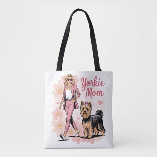 Yorkie-Mama-Tasche Tasche (Vorderseite)