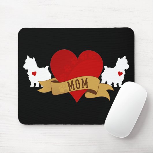 Yorkie Mama [Tätowierungsart] Mousepad (Mit Mouse)