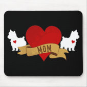 Yorkie Mama [Tätowierungsart] Mousepad (Vorne)