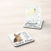 Yorkie Mama Untersetzer (Rechte Seite)