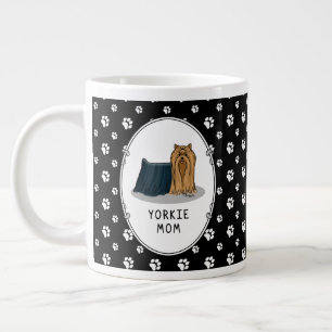 Yorkie Mama (Yorkshire Terrier Mama) Niedliche Hun Jumbo-Tasse