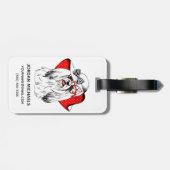 Yorkie Mode-Trieb | addieren Ihren Namen Gepäckanhänger (Rückseite horizontal)