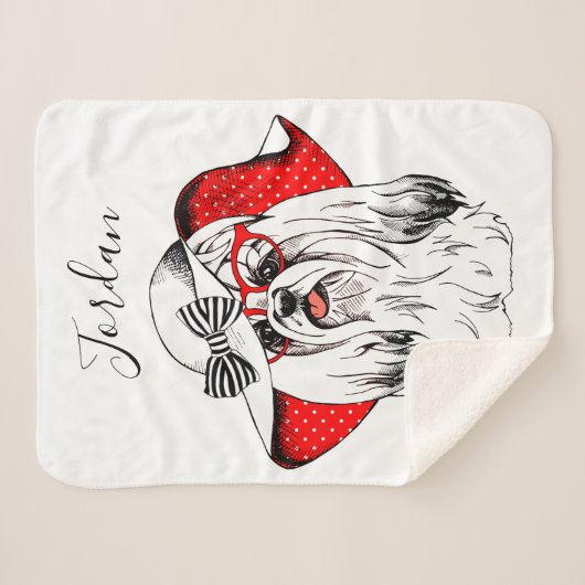 Yorkie Mode-Trieb | addieren Ihren Namen Sherpadecke (Vorderseite (Horizontal))