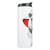 Yorkie Mode-Trieb | addieren Ihren Namen Thermosbecher (Nach links gedreht)