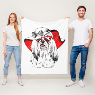 Yorkie Mode-Trieb Fleecedecke