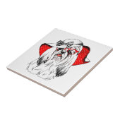 Yorkie Mode-Trieb Fliese (Seite)