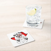 Yorkie Mode-Trieb Rechteckiger Pappuntersetzer (Vor Ort)