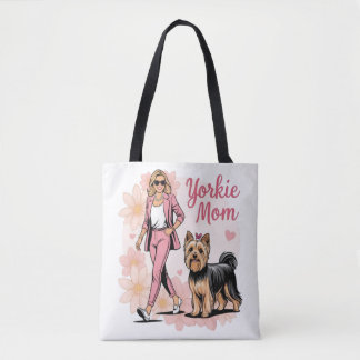 Yorkie Mom Tote Bag Tasche