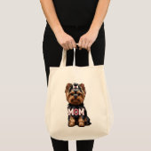 Yorkie Mom Tote Bag Tragetasche (Vorderseite (Produkt))