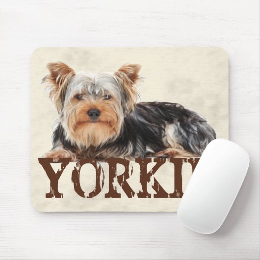 Yorkie Mousepad (Mit Mouse)