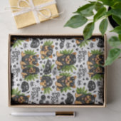 Yorkie Muster Süßer Hund Seidenpapier (Geschenk)