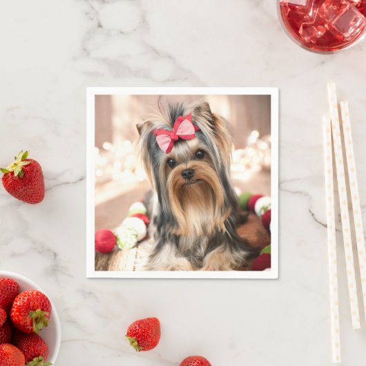 Yorkie Napkins Serviette (Beispiel)