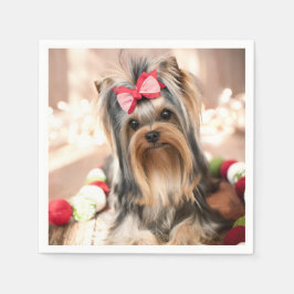 Yorkie Napkins Serviette